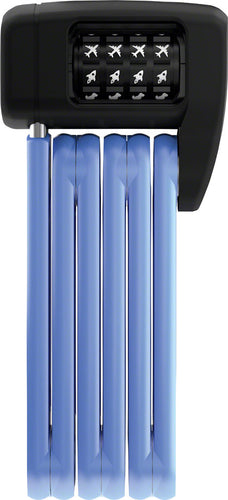 Abus BORDO Lite Mini 6055C/60 Folding Lock - Symbols Combination 2 5mm Blue