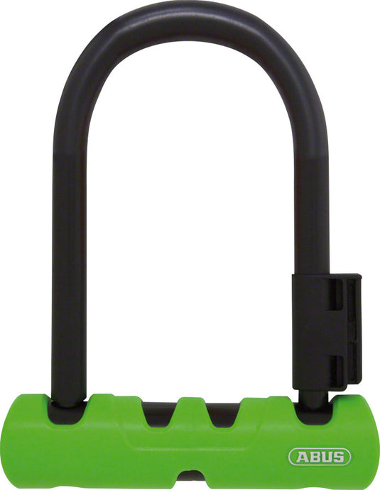 Abus Ultra 410 U-Lock - 3.9 x 5.5" Keyed Black/Green Includes bracket