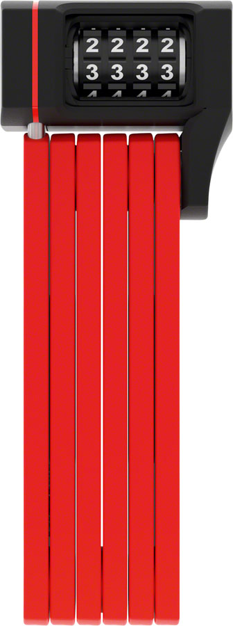 Abus BORDO 5700c Combination Folding Lock - 80cm Red