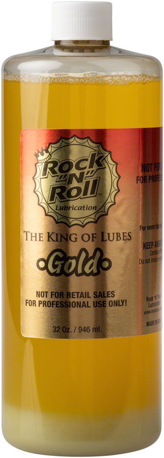 Rock N Roll Gold Bike Chain Lube - 32oz Drip