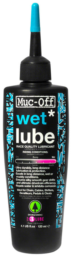 Muc-Off Bio Wet Bike Chain Lube - 120ml Drip