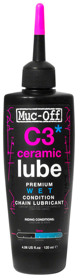 Load image into Gallery viewer, Muc-Off C3 Wet Ceramic Bike Chain Lube - 120ml Drip
