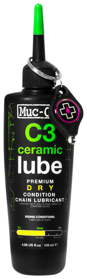 Load image into Gallery viewer, Muc-Off C3 Dry Ceramic Bike Chain Lube - 120ml Drip
