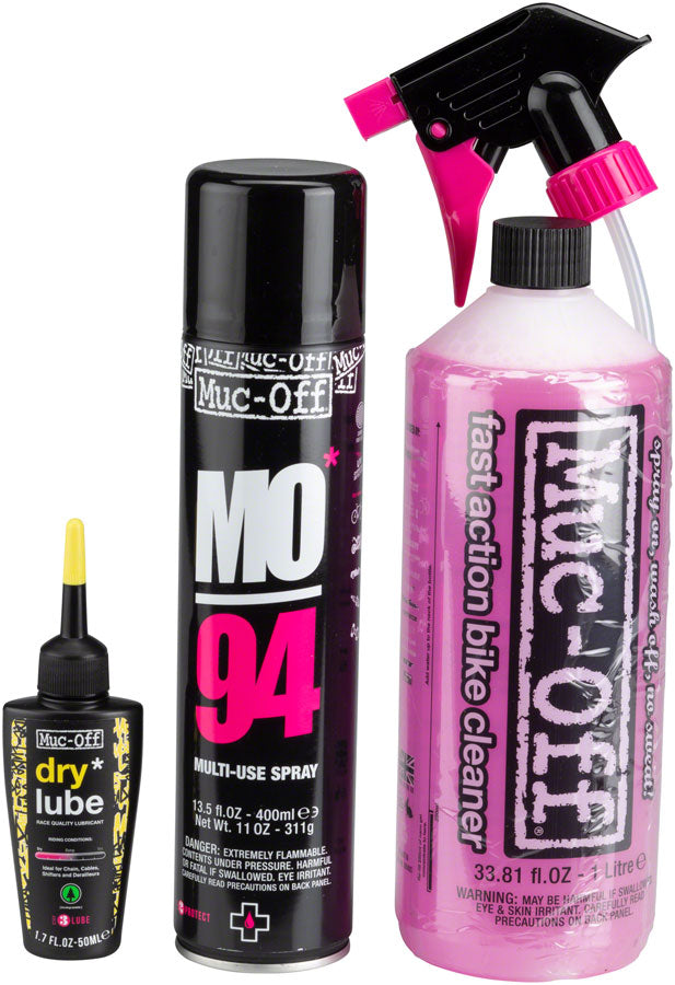 Load image into Gallery viewer, Muc-Off Bike Care Kit: Wash Protect and Lube with Dry Conditions Chain Oil

