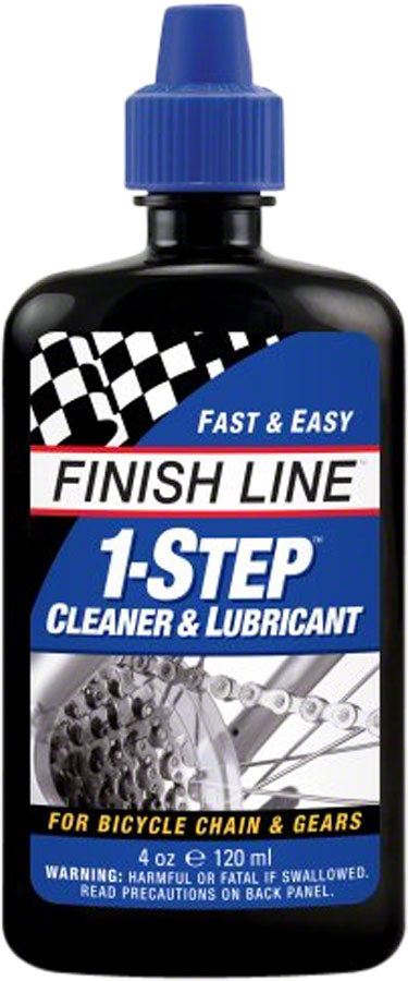 Finish Line 1-Step Cleaner and Bike Chain Lube - 4oz Drip