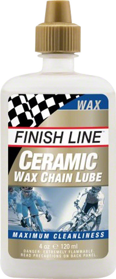Finish Line Ceramic Wax Bike Chain Lube - 4oz Drip