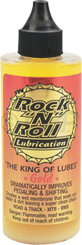 Rock-N-Roll Gold Bike Chain Lube - 4oz Drip