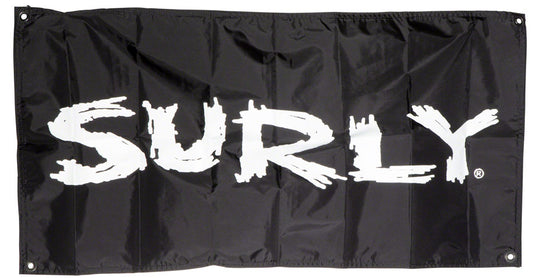 Surly Banner: Black 18 x 36"