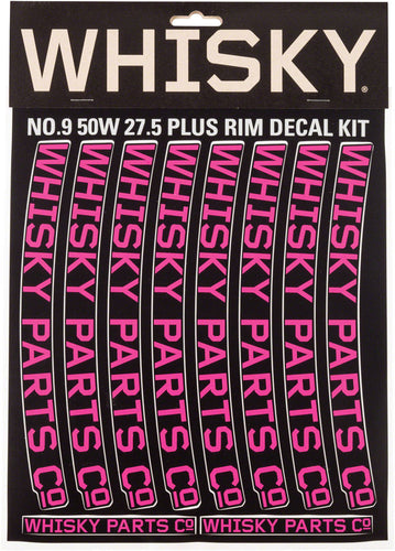 WHISKY 50w Rim Decal Kit for 2 Rims Magenta