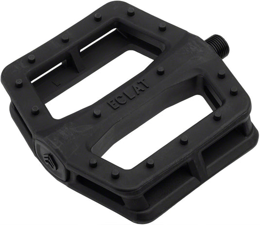 Eclat Centric Platform Pedals Body: Nylon Spindle: Cr-Mo 9/16 Black Pair