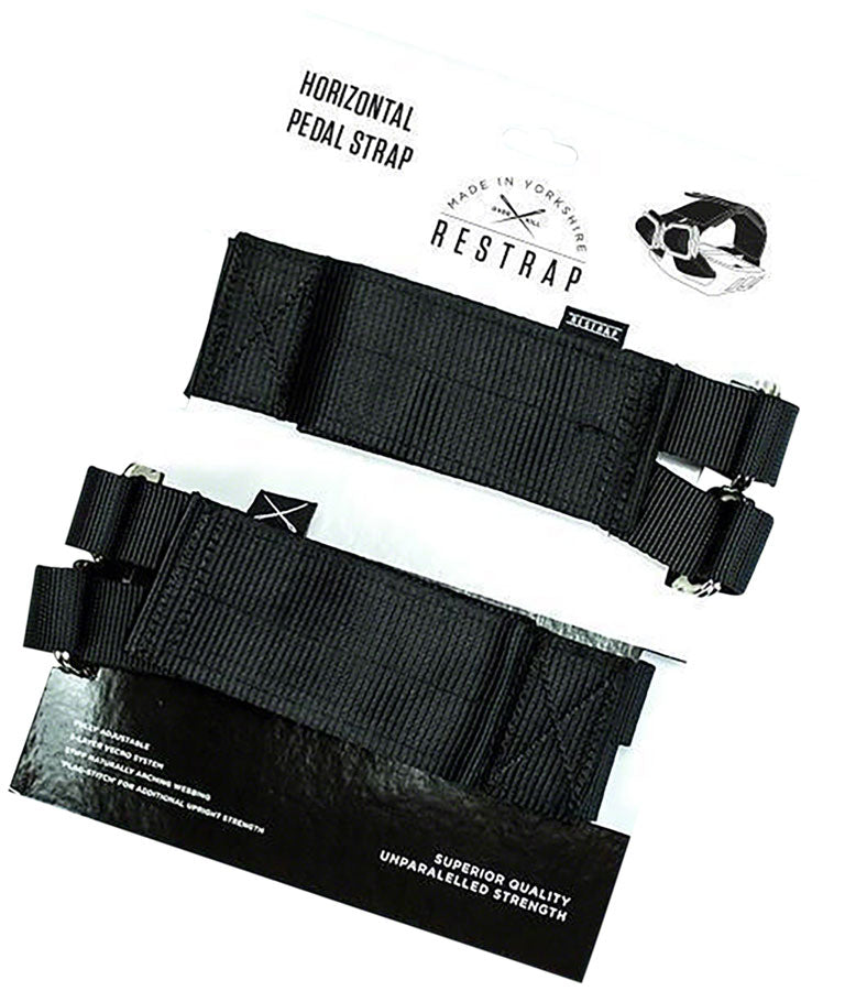 Load image into Gallery viewer, Restrap Horizontal Toe Straps - Black
