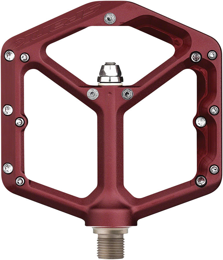 Load image into Gallery viewer, Spank Oozy Pedals - Platform Aluminum 9/16&quot; Red
