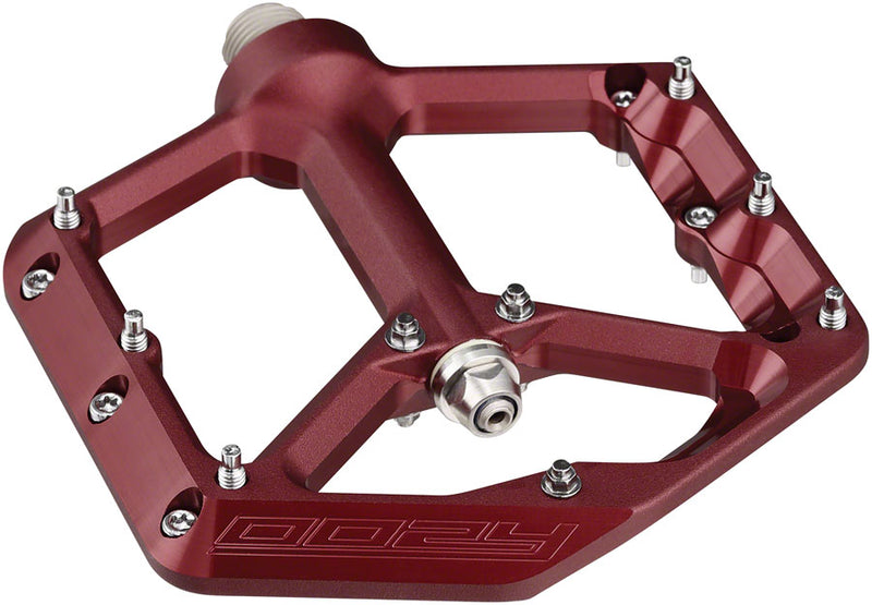 Load image into Gallery viewer, Spank Oozy Pedals - Platform Aluminum 9/16&quot; Red
