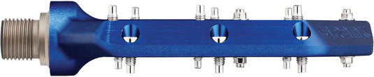 Spank Oozy Pedals - Platform Aluminum 9/16" Blue