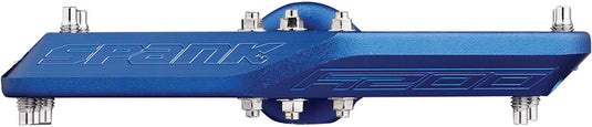 Spank Oozy Pedals - Platform Aluminum 9/16" Blue
