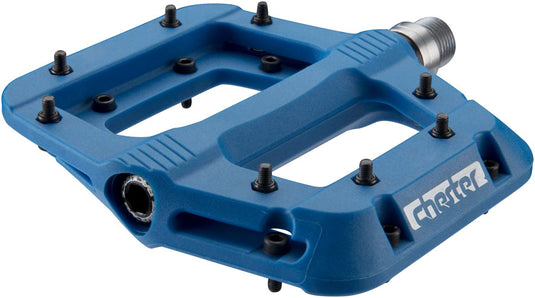 RaceFace Chester Pedals - Platform Composite 9/16"Blue Replaceable Pins