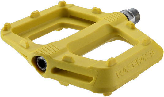 Yellow store flat pedals