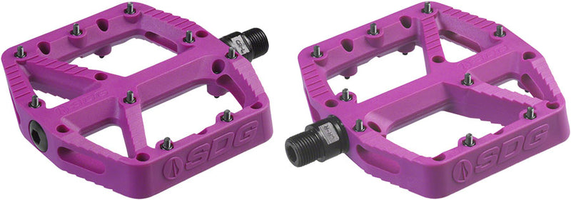 Load image into Gallery viewer, SDG Comp Pedals - Platform Composite  9/16&quot;  Purple

