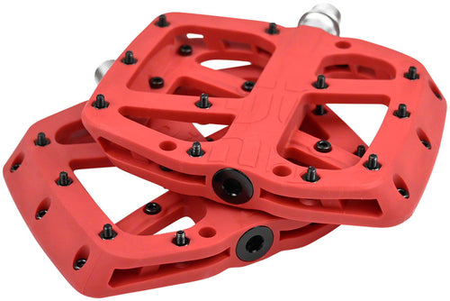 E*thirteen Base Platform Pedals Composite Body Red