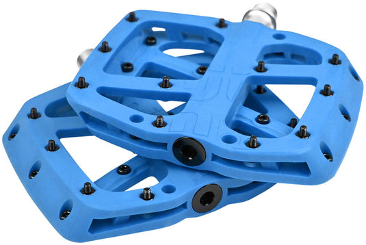e*thirteen Base Pedals - Platform Composite 9/16" Blue