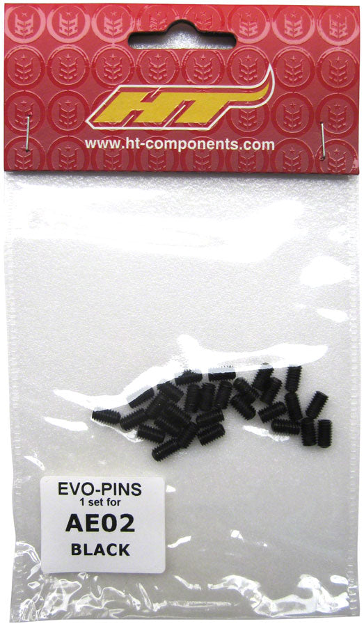 HT Components AE02(SP7) Pedal Pin Kit - Black