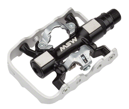 MSW CP-200 Pedals - Single Side Clipless Platform  Aluminum  9/16
