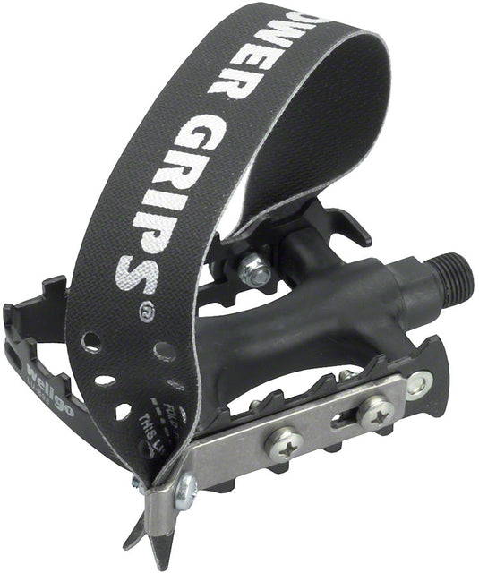 Power Grips Sport Pedal Kit - Plastic 9/16" Black