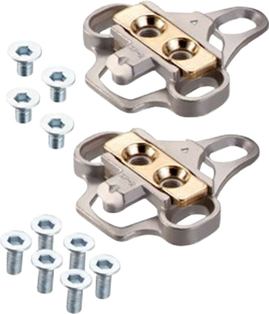 Xpedo XPR Adapter Cleat Set 3-hole mounting to 2-hole SPD style cleats Shimano Compatible Silver