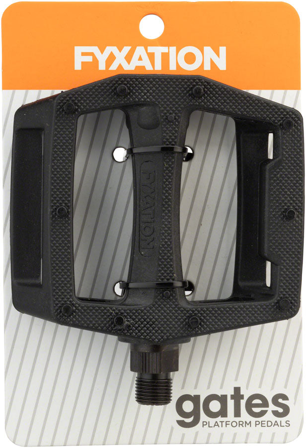 Load image into Gallery viewer, Fyxation Gates Pedals - Platform Plastic 9/16&quot; Black
