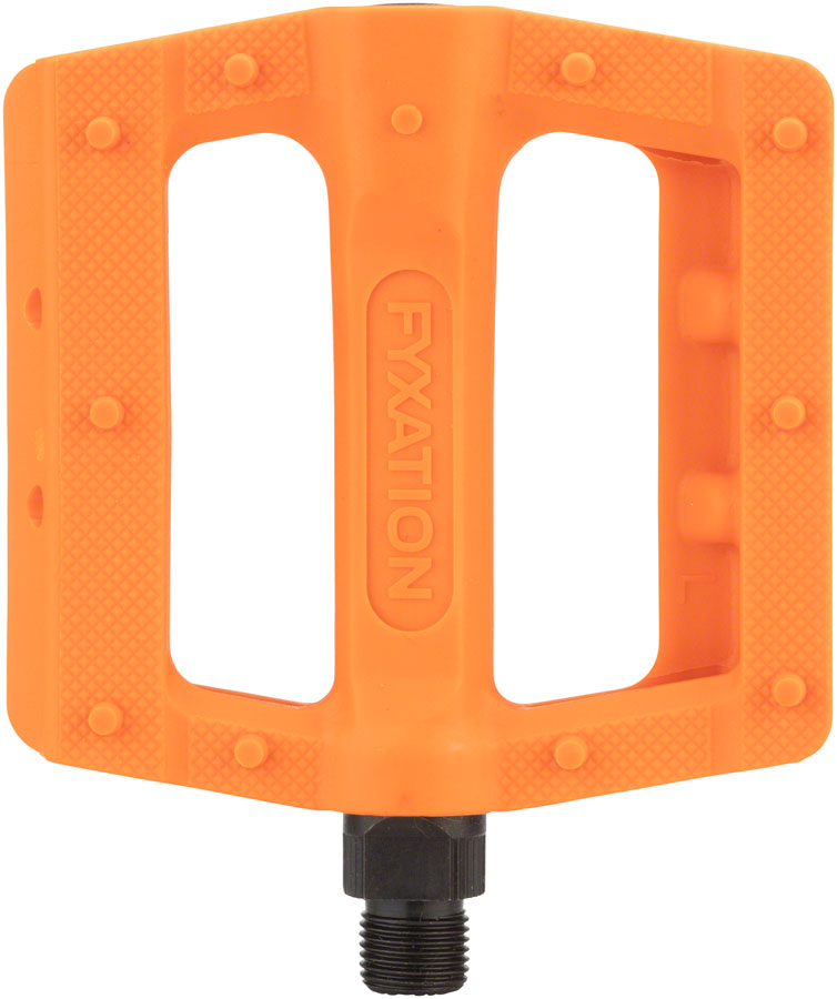 Load image into Gallery viewer, Fyxation Gates Slim Pedals - Platform Plastic 9/16&quot; Orange
