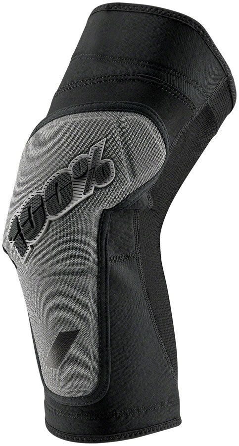 Load image into Gallery viewer, 100% Ridecamp Knee Guards - Black/Gray X-Large
