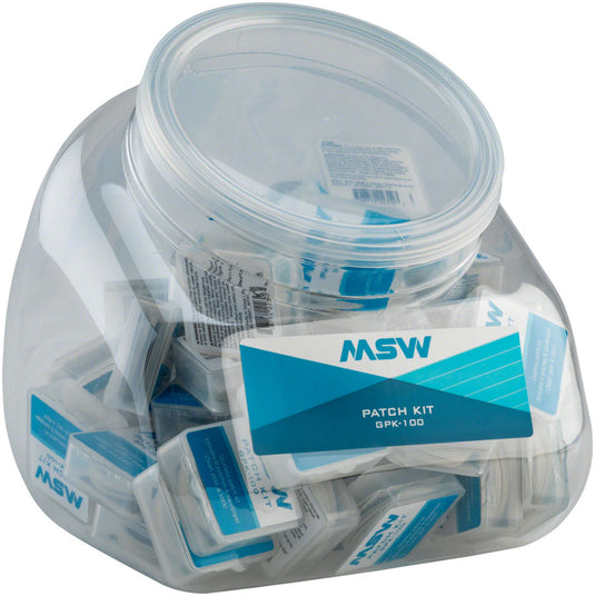 MSW GPK-100 Glueless Patch Kit Jar of 50
