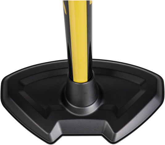 Topeak JoeBlow Pro Digital Floor Pump - 200psi / 13.8bar Digital Gauge SmartHead DX3 Air Release Button BLK/YLW