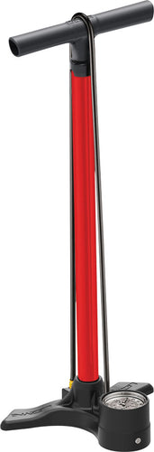 Lezyne Macro Floor Drive Pump: ABS1 Valve Red