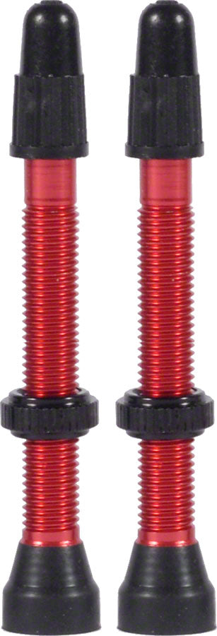 WTB Aluminum TCS Tubeless Valves: 46mm Red Pair