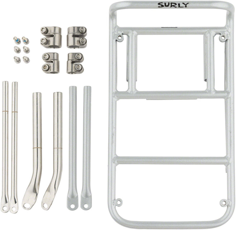 Load image into Gallery viewer, Surly 8-Pack Rack Front Rack - Steel Silver
