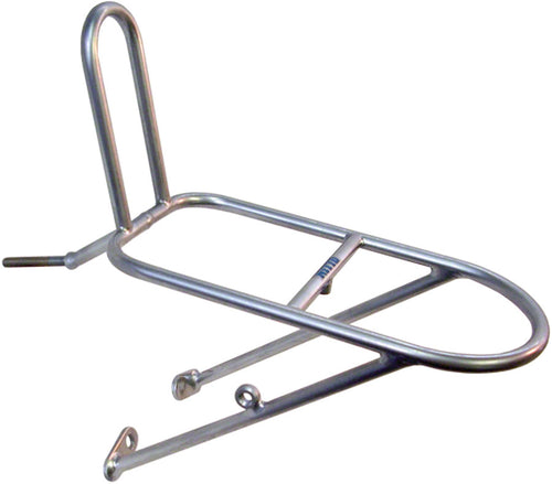 Nitto M12 Front Mount Bicycle Rack: Silver