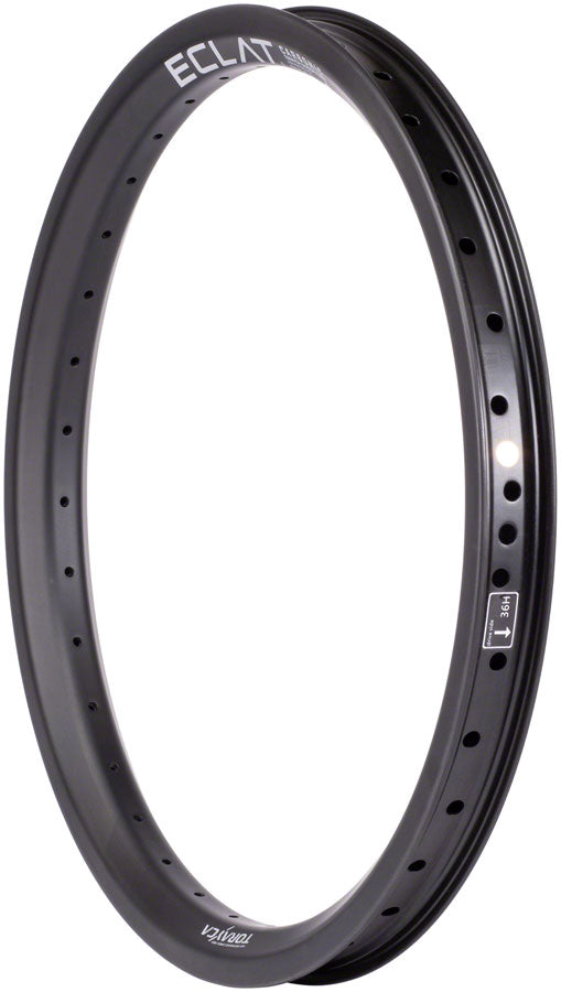 Load image into Gallery viewer, Eclat Carbonic Brakeless Rim 20 Holes: 36 Black
