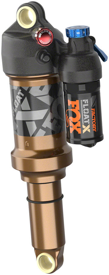 FOX FLOAT X Factory Rear Shock - Metric 230 x 62.5 mm EVOL LV 2-Position Lever Kashima Coat