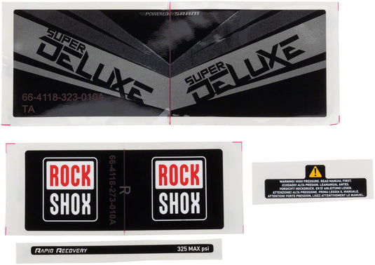 RockShox Rear Shock Air Can Assembly - DebonAir V2 205/230 x 57.5-65mm Deluxe/Super Deluxe A1-B2 2017+