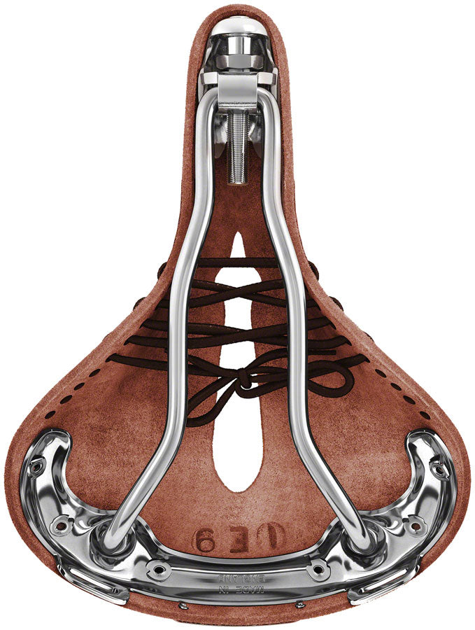 Load image into Gallery viewer, Brooks B17 Carved Saddle - Steel Antique Brown
