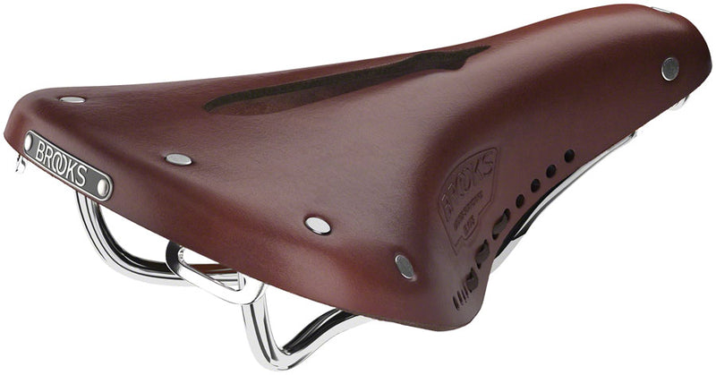 Load image into Gallery viewer, Brooks B17 Carved Saddle - Steel Antique Brown
