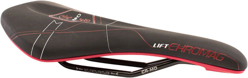 Chromag Lift Saddle - Chromoly Black/Red
