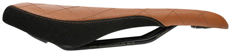 Load image into Gallery viewer, SDG Radar x Sensus Saddle - Lux-Alloy Rails Brown/Black Leather
