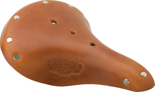 Brooks B17 Standard Saddle - Steel Honey Womens