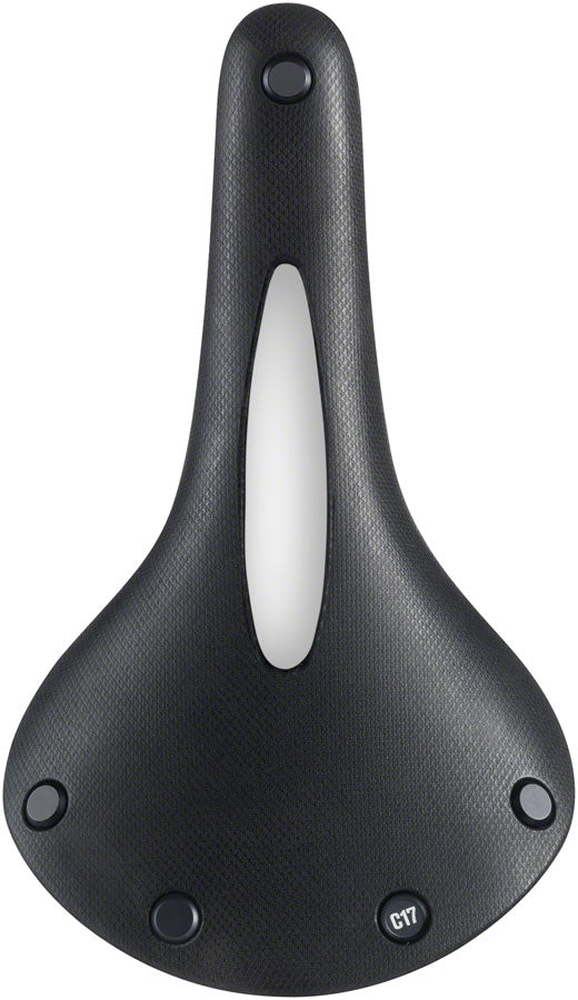Load image into Gallery viewer, Brooks C17 Carved All Weather Saddle - Steel Black Mens

