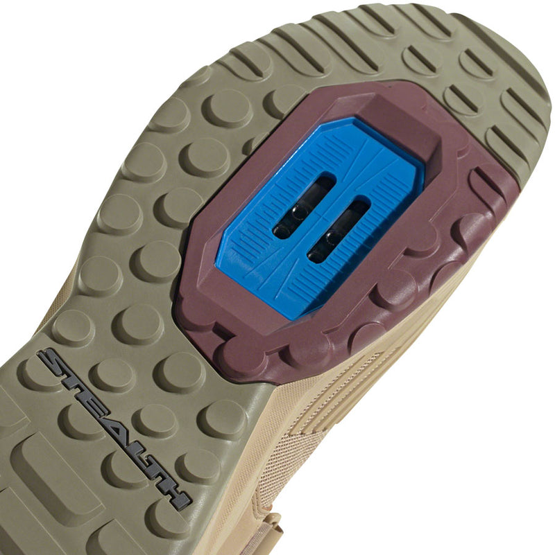 Load image into Gallery viewer, Five Ten Trailcross Mountain Clipless Shoes - Mens Beige Tone/Blue Rush/Orbit Green 11.5
