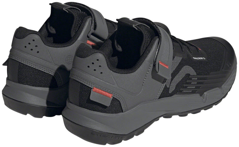 Load image into Gallery viewer, Five Ten Trailcross Mountain Clipless Shoes - Mens Core BLK/Gray Three/Red 12
