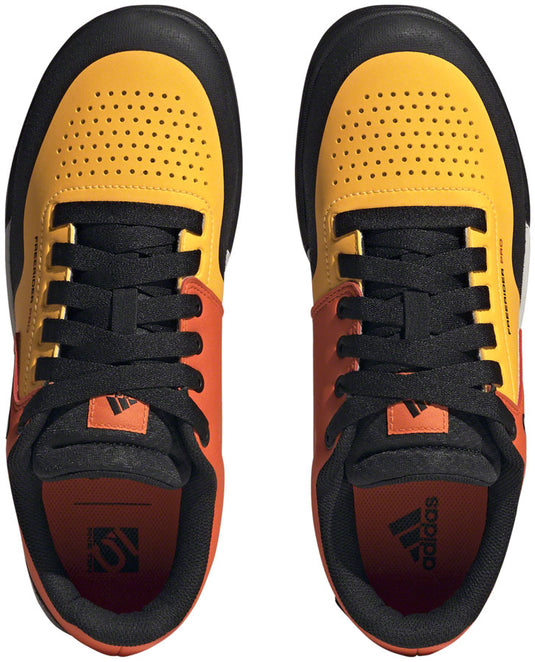 Five Ten Freerider Pro Flat Shoes - Mens Solar Gold/Ftwr White/Impact Orange 8.5