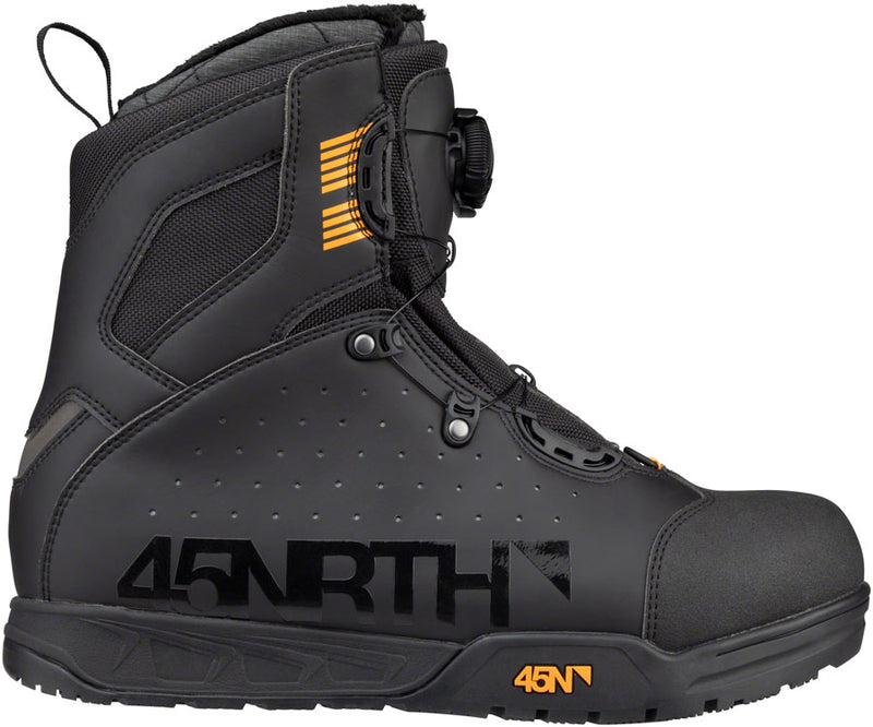 Load image into Gallery viewer, 45NRTH Wolvhammer Cycling Boot: BOA Closure Black Size 42
